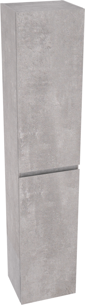 Linie Lado zwevende badkamerkast beton donkergrijs 35 x 30 x 170 cm