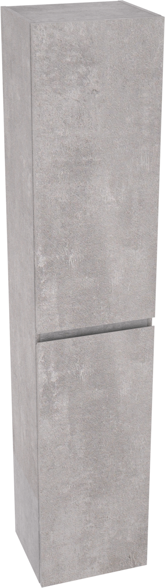 Linie Lado colonne salle de bains suspendue béton gris foncé 35 x 30 x 170 cm
