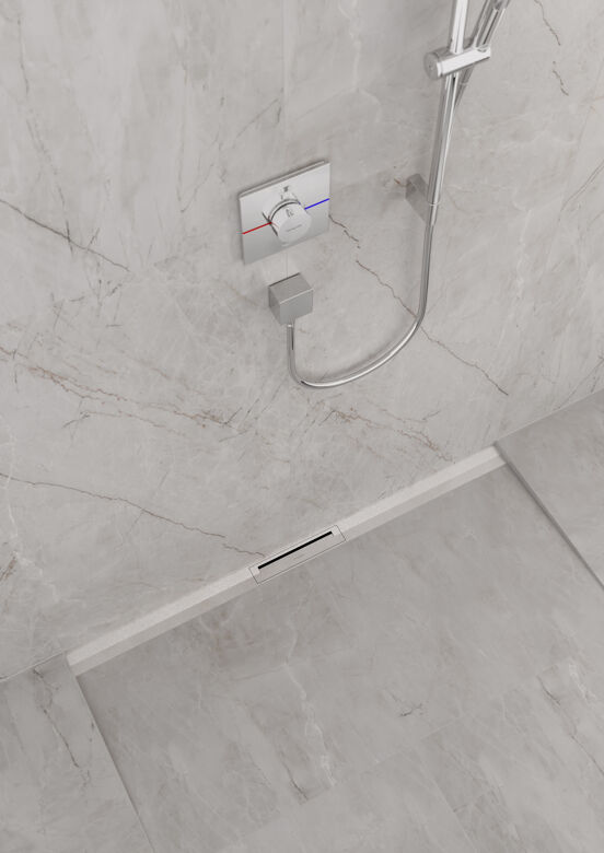 Hansgrohe RainDrain Flex douchegoot afwerkset 80cm RSV Look