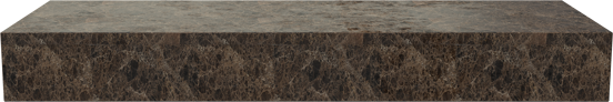 Balmani Nova handenwasser 60 x 20 cm Dark Emperador marmer