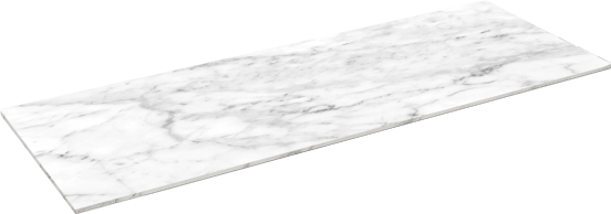 Balmani Stretto tablette simple ou double marbre carrare 150 x 55 cm