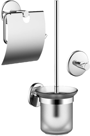 Linie Ecco set d'accessoires de toilette chrome