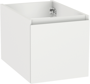 Storke Edge zwevende wastafelonderkast 35 x 52 cm mat wit 1 lade