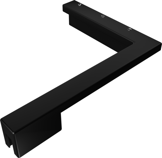 Balmani Modular korte stabilisatiestang rechts 18x14cm mat zwart