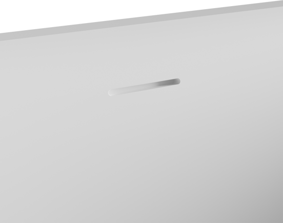 Balmani Nomina baignoire îlot ovale 169 x 80 cm Solid Surface blanc mat