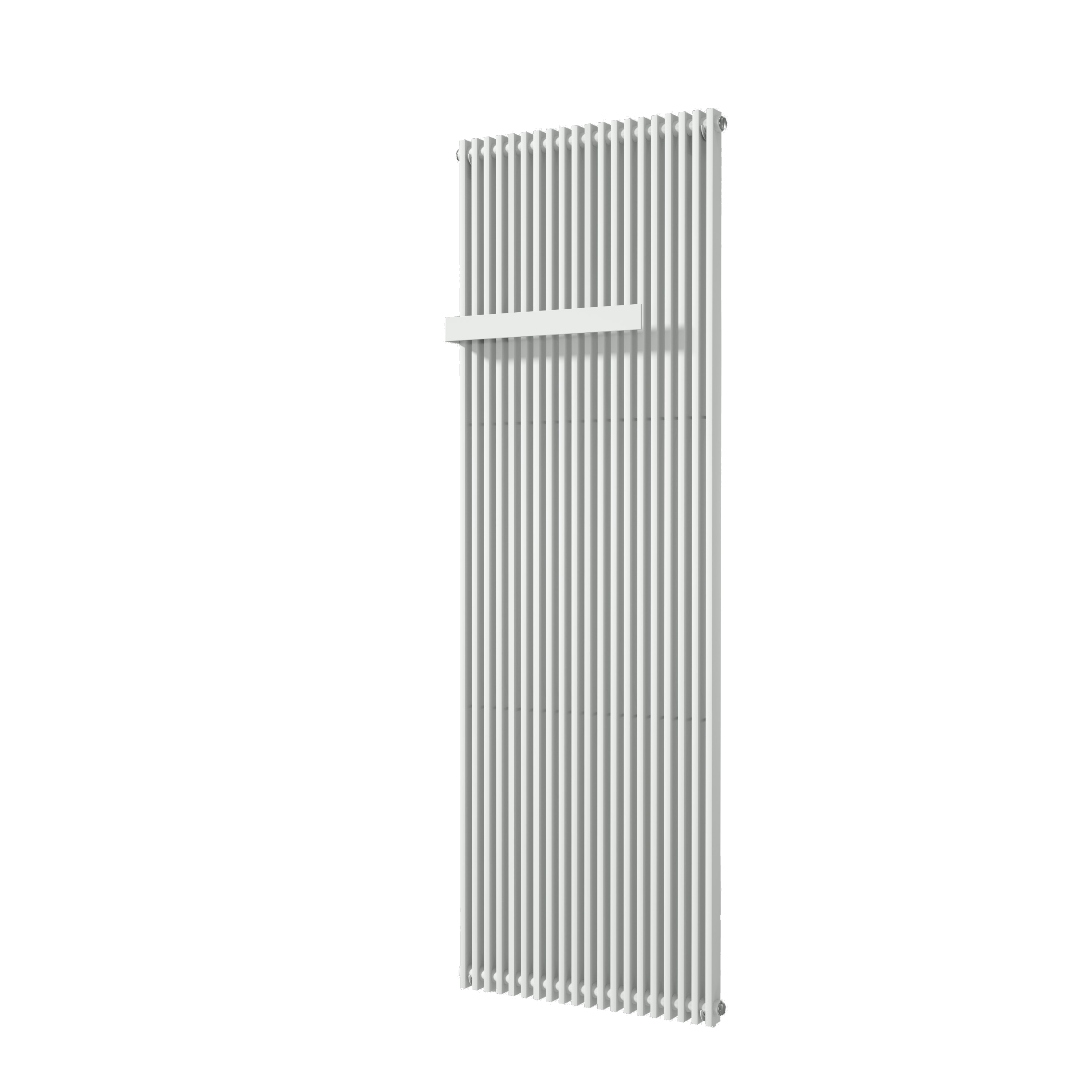 Vipera Corrason enkele badkamerradiator 60 x 180 cm centrale verwarming mat wit zijaansluiting 2,059W