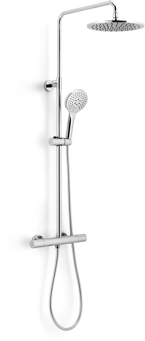 Blaufoss Orion 250 colonne de douche de pluie mitigeur thermostatique chrome brillant