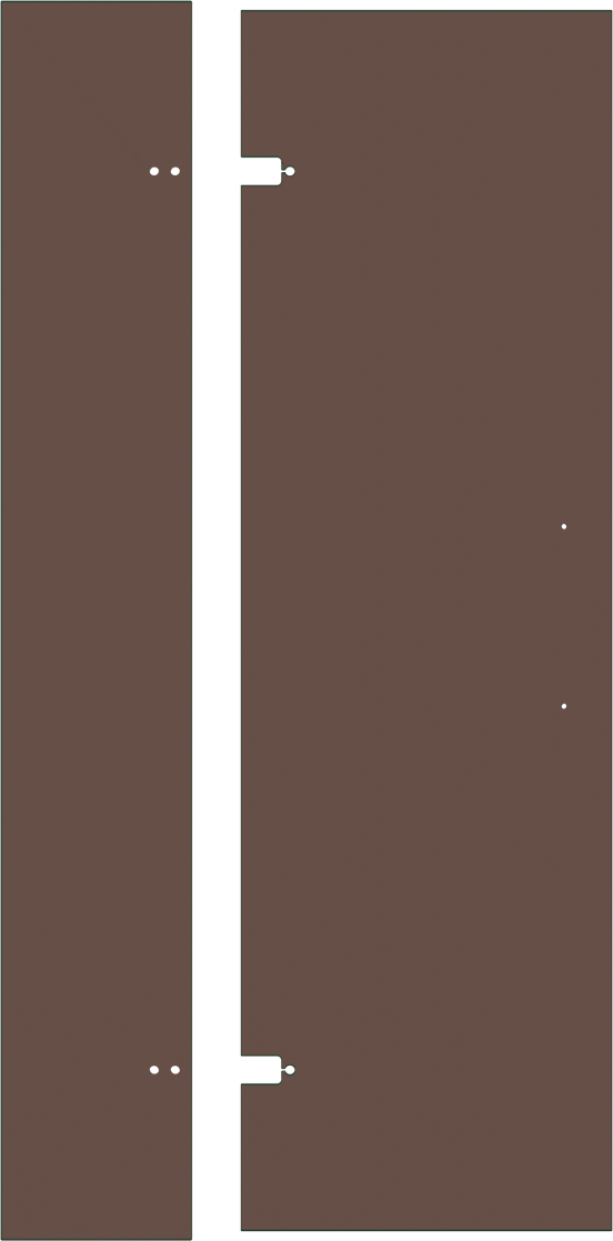 Balmani Senses Design porte pivotante réversible 100 x 210 cm verre Bronze
