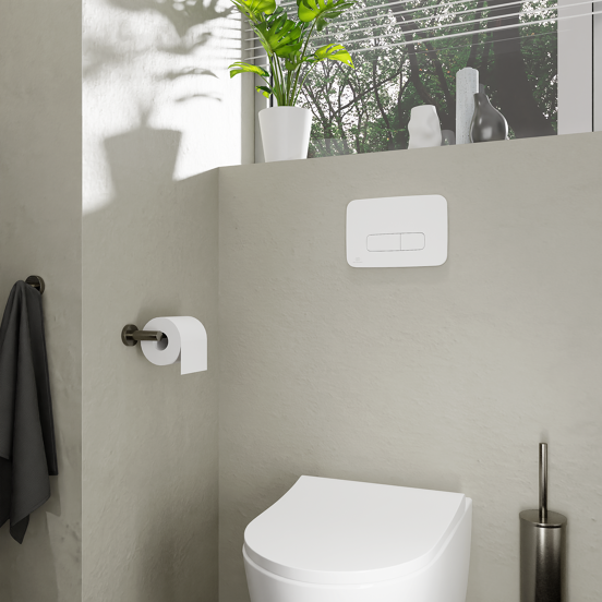 Oleas M3 bedieningspaneel mat wit voor Ideal Standard ProSys inbouwreservoir