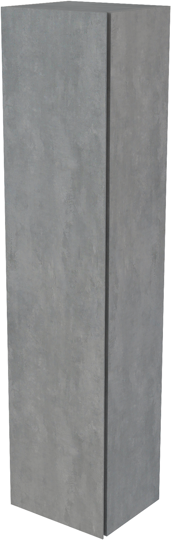 Storke Edge Modulo colonne salle de bains suspendue béton gris foncé 35 x 25 x 150 cm