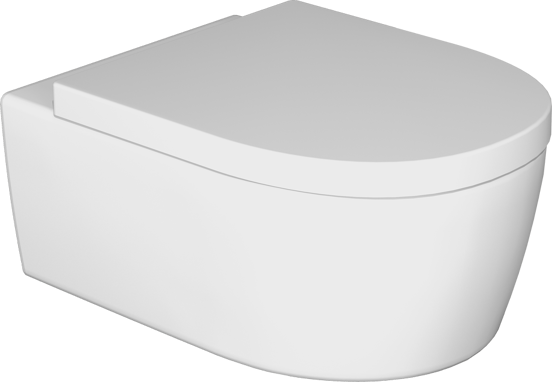 Villeroy & Boch Avento hangend toilet mat wit randloos, inclusief isolatieset