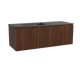 Storke Ribs meuble salle de bains avec lavabo Scuro