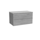 Storke Edge meuble salle de bains avec tablette pour vasques Tavola