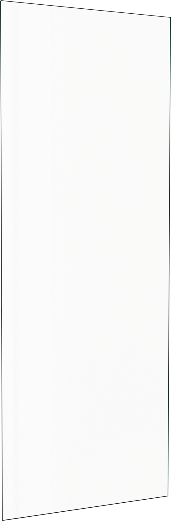 Balmani Senses Design panneau latéral 70 cm x 210 cm verre transparent