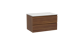 Balmani Lucida meuble salle de bains avec tablette pour vasques Stretto