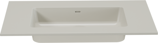Storke Diva plan simple top solid soie grise matte 85 x 52 cm