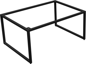 Linie Lado decoratieve frame mat zwart 60 x 44 cm