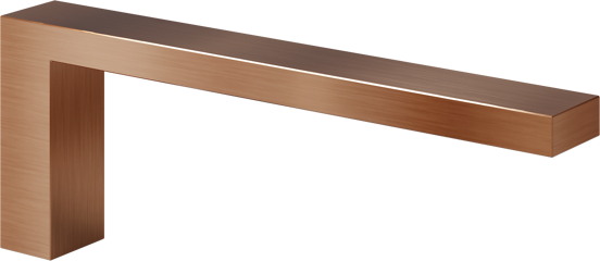 Blaufoss Noma porte-serviette Brushed Rosegold 41 cm