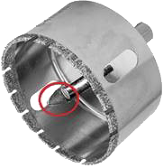 Santeg diamantboor met centreerpunt Ø 66mm
