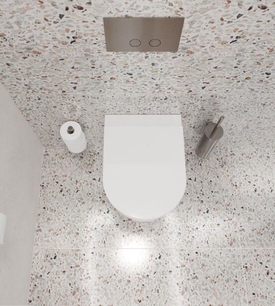 Luca Varess Moreno hangend toilet hoogglans wit randloos