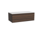 Storke Edge meuble salle de bains avec tablette pour vasques Tavola
