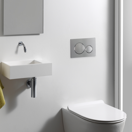 Sigma 20 Betätigungsplatte: Inox, für UP320 oder UP720 Spülkasten