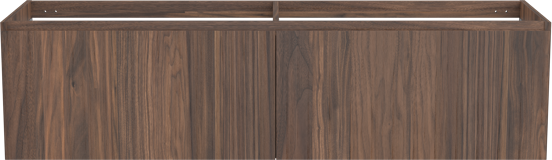 Balmani Idra zwevende wastafelonderkast 180 x 55 cm fineer notenhout 4 lades