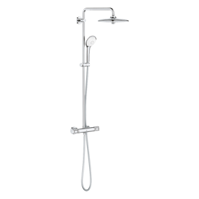 Grohe Euphoria System 260 opbouw regendoucheset CoolTouch thermostatische kraan chroom