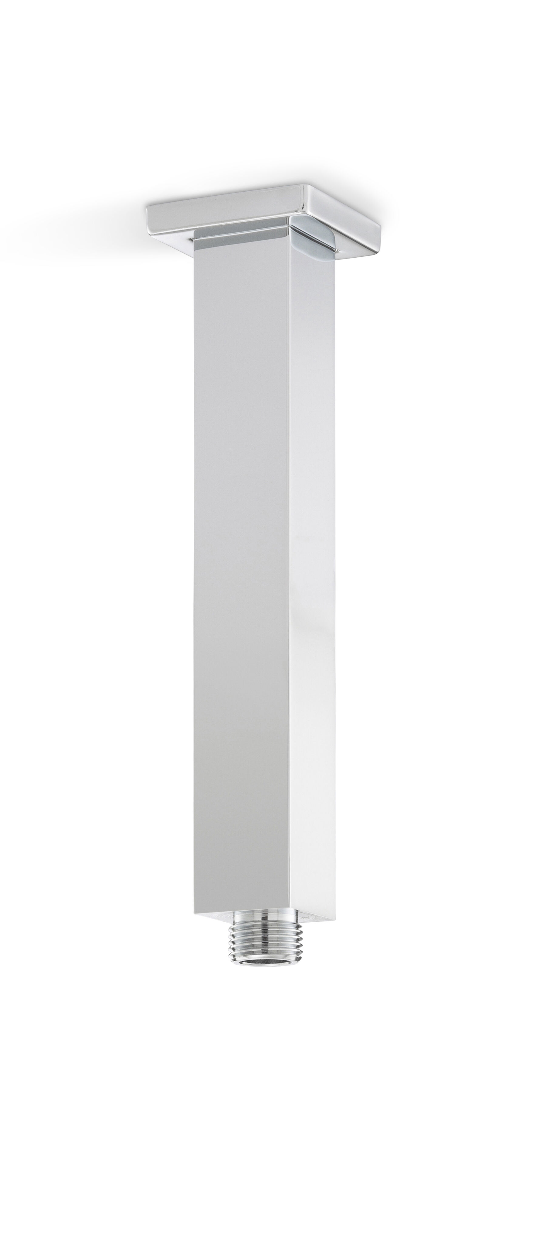 Blaufoss Square douchearm plafond 20 cm glanzend chroom