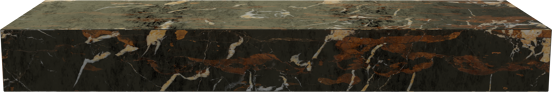 Balmani Nova Handwaschbecken: Portoro Gold Marmor, 60 x 20 cm