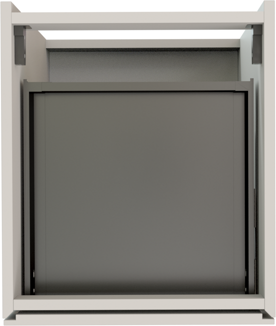 Storke Edge meuble sous-vasque a poser 45 x 52 cm blanc mat 3 tiroirs