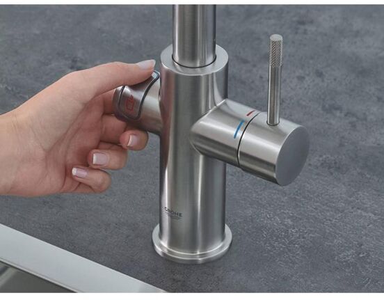 Grohe Red Duo keukenkraan en boiler chroom 30374001
