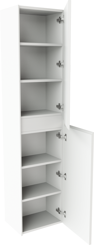 Storke Edge zwevende badkamerkast glanzend wit 40 x 30 x 170 cm