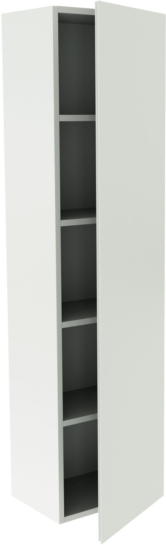Balmani Studio hängender Hochschrank, weiß matt, 40 x 30 x 150 cm