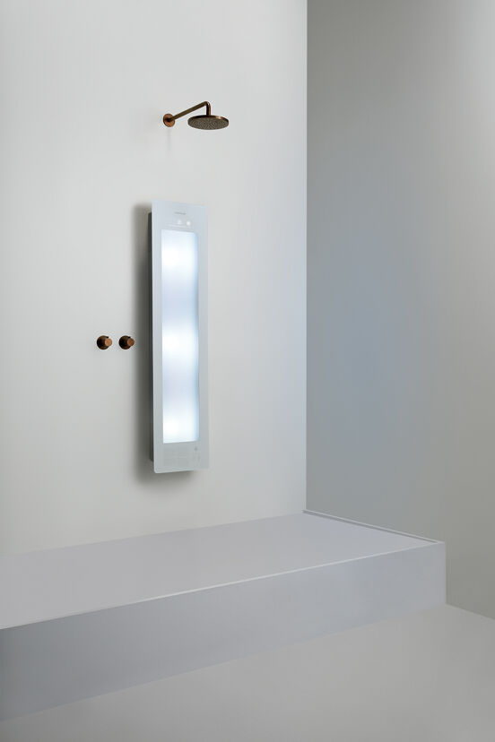 Sunshower Plus M Infrarood en UV Vlakke opbouw white