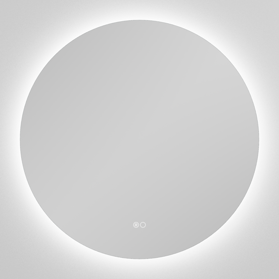 Balmani Giro Touch rond badkamerspiegel Ø 70 cm met spiegelverlichting en anti-damp