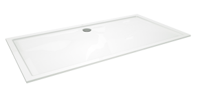Villeroy & Boch Futurion Flat receveur de douche 180 x 90 cm quaryl blanc brillant