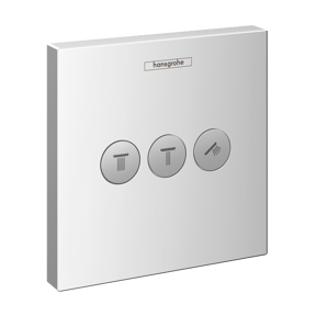 Hansgrohe Showerselect S Thermostat-Duscharmatur: Unterputz, für 3 Verbraucher, Chrom glänzend