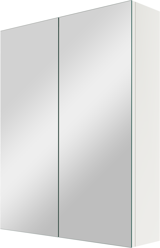 Linie Montro spiegelkast 60 x 75 cm glanzend wit