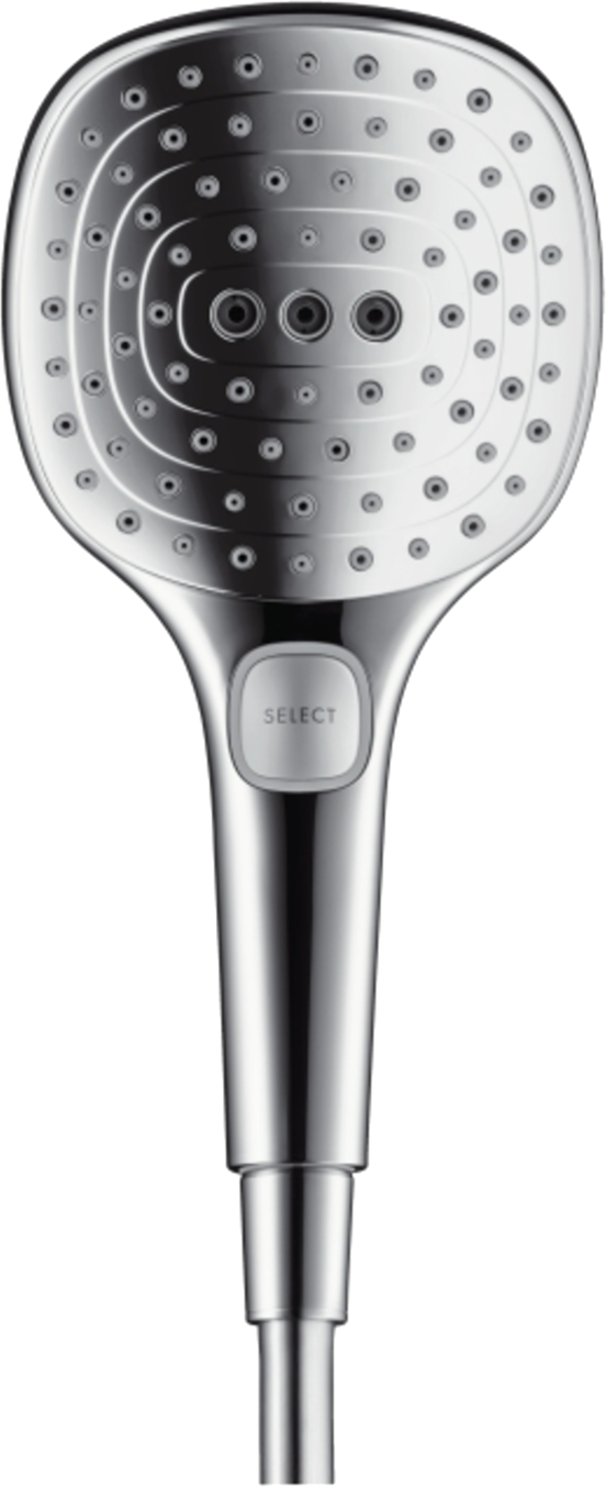 Hansgrohe Raindance Select E 120 handdouche 3 straalsoorten glanzend chroom