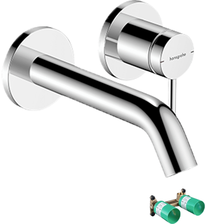 Hansgrohe Tecturis wastafelkraan, inclusief inbouwelement