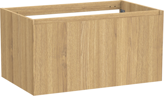 Balmani Idra zwevende wastafelonderkast 90 x 55 cm fineer naturel eiken 4 lades