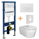 Pack WC promo Geberit UP100 avec WC suspendu Zeno