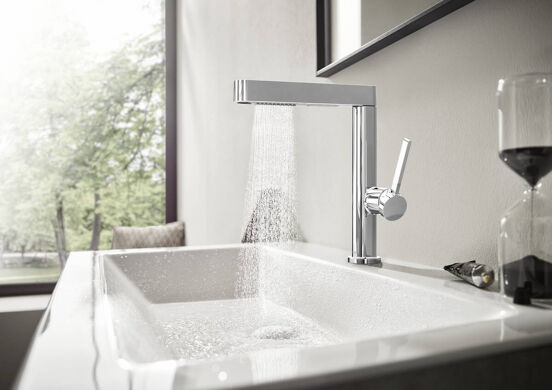 Hansgrohe Finoris 230 Hohe Waschtischarmatur Chrom glänzend