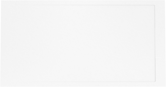 Balmani Indus Duschwanne: 170 x 90 cm, Marmorkomposit, Weiße Schieferstruktur, matt