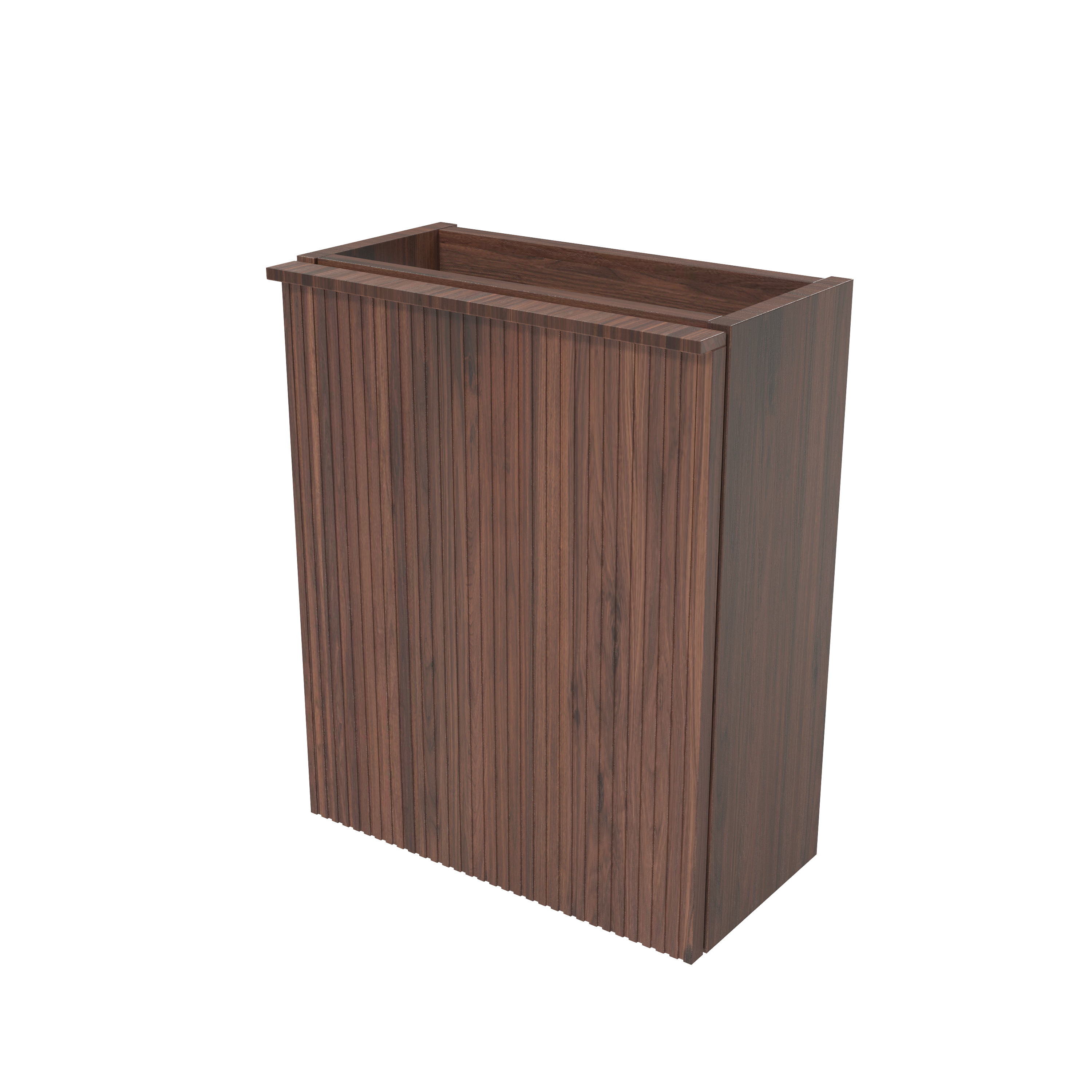 Balmani Forma zwevende fonteinkast 42 x 21 cm Amerikaans notenhout