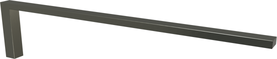 Blaufoss Noma handdoekhouder Brushed GunMetal 41cm