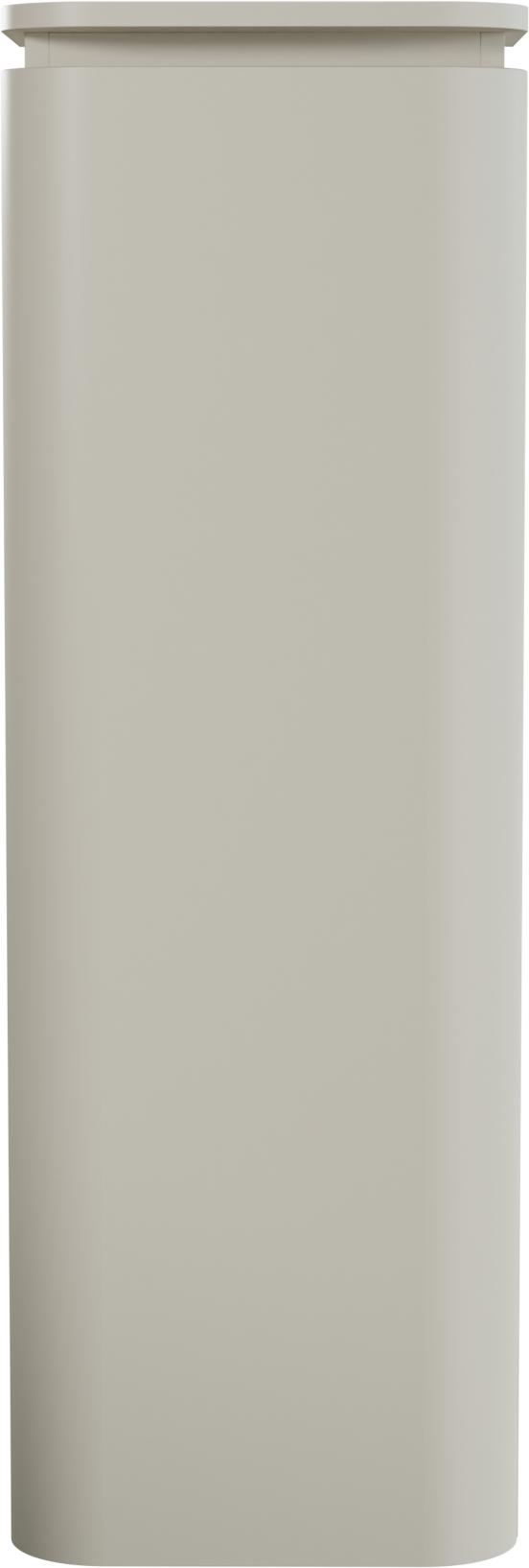 Balmani Moon colonne salle de bains suspendu droite soie grise 44 x 32 x 130 cm