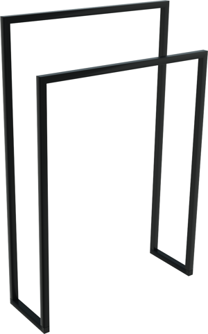 Blaufoss Noma porte-serviette noir mat