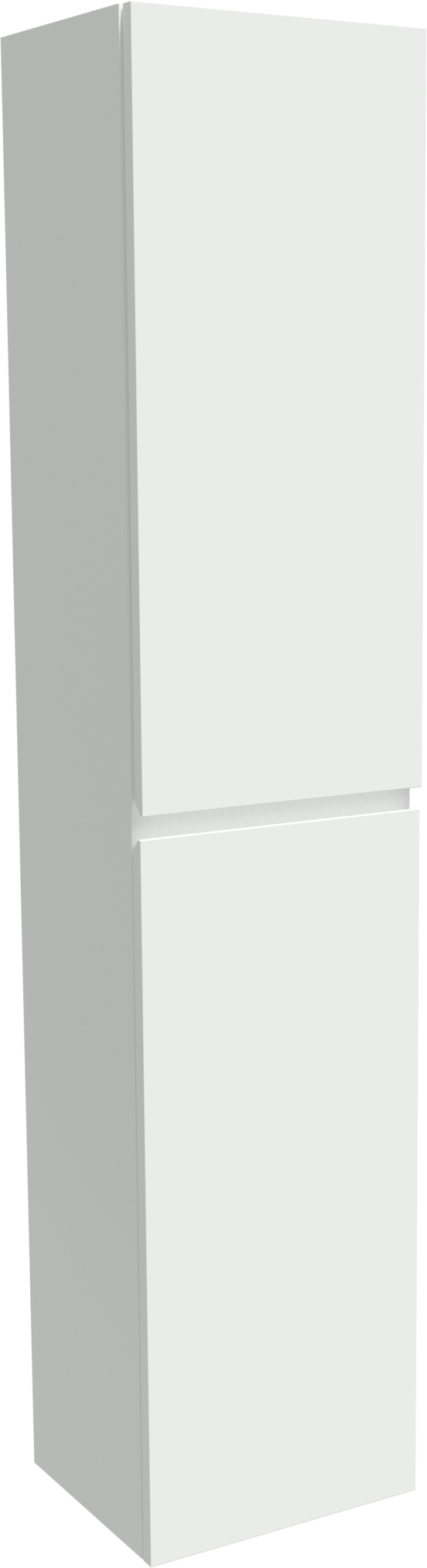 Storke Delta zwevende badkamerkast mat wit 35 x 30 x 165 cm